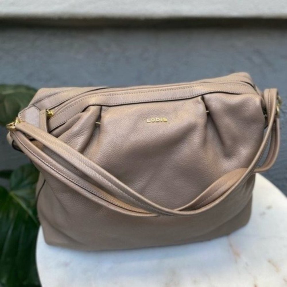 Lodis Leather Convertible Shoulder Bag - Picture 2 of 16